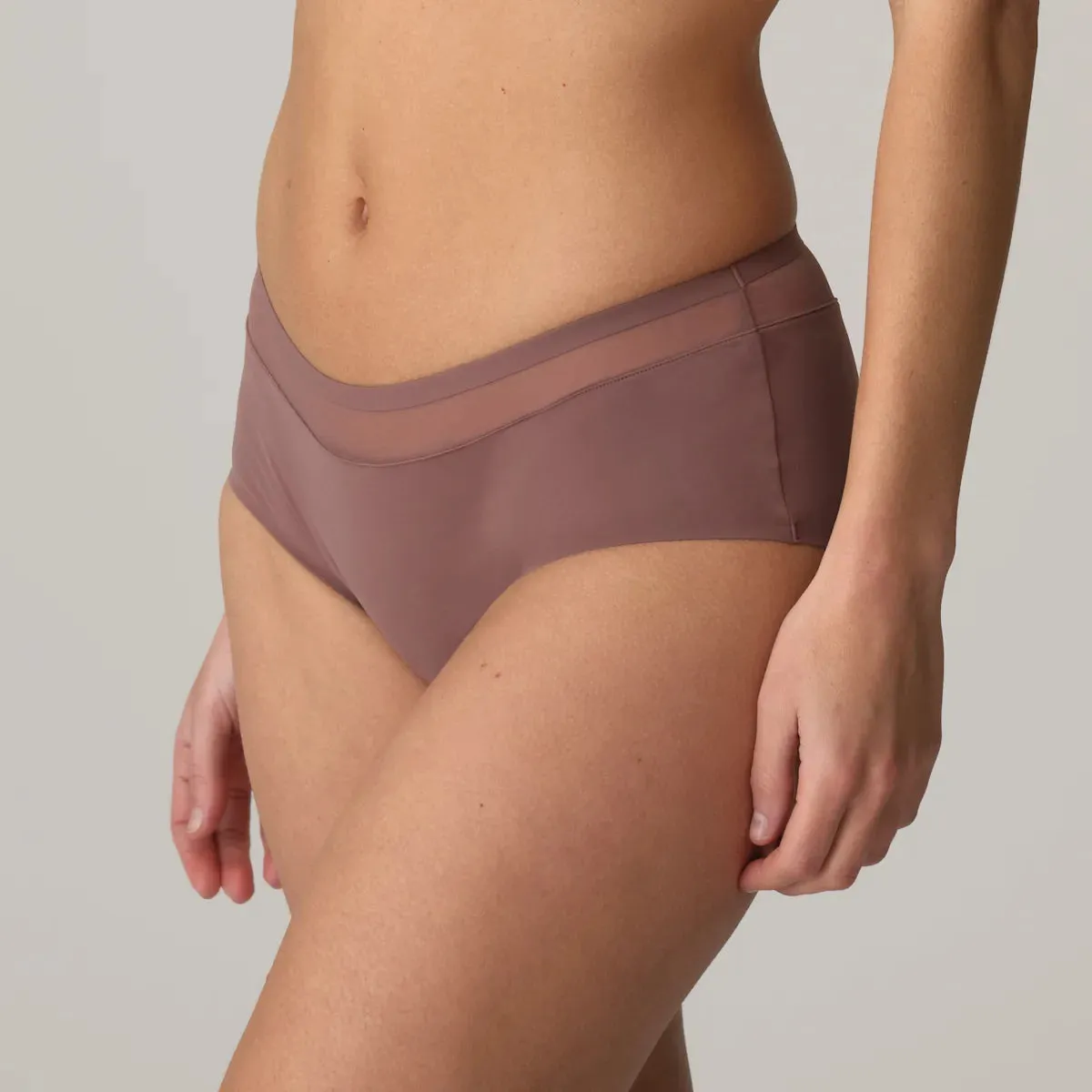 Louie Shorts In Satin Taupe - Marie Jo