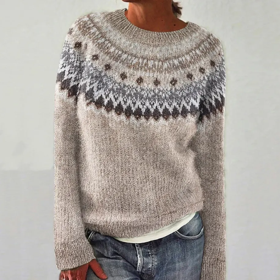 Madeleine™ | Comfortable Printed Cardigan