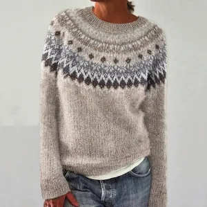 Madeleine™ | Comfortable Printed Cardigan
