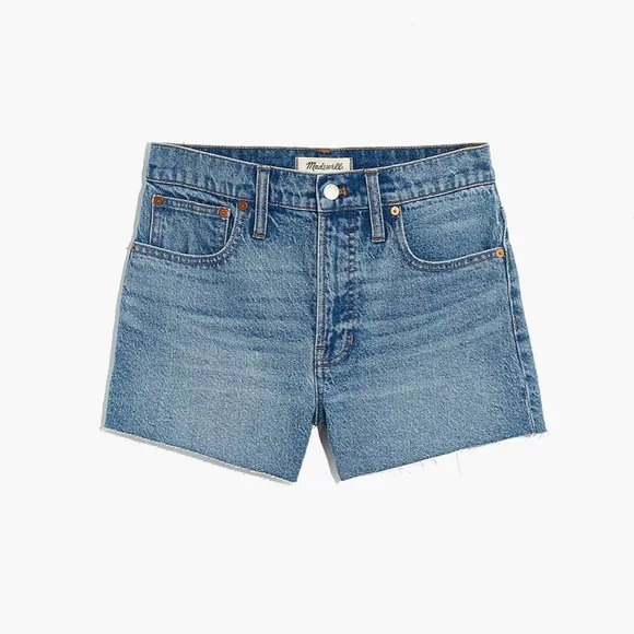MADEWELL The Perfect Light Washed Denim Short