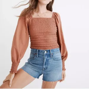 MADEWELL The Perfect Light Washed Denim Short