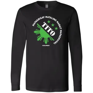 Matalino Mapagmahal Tito Mens Jersey Long Sleeve T-Shirt