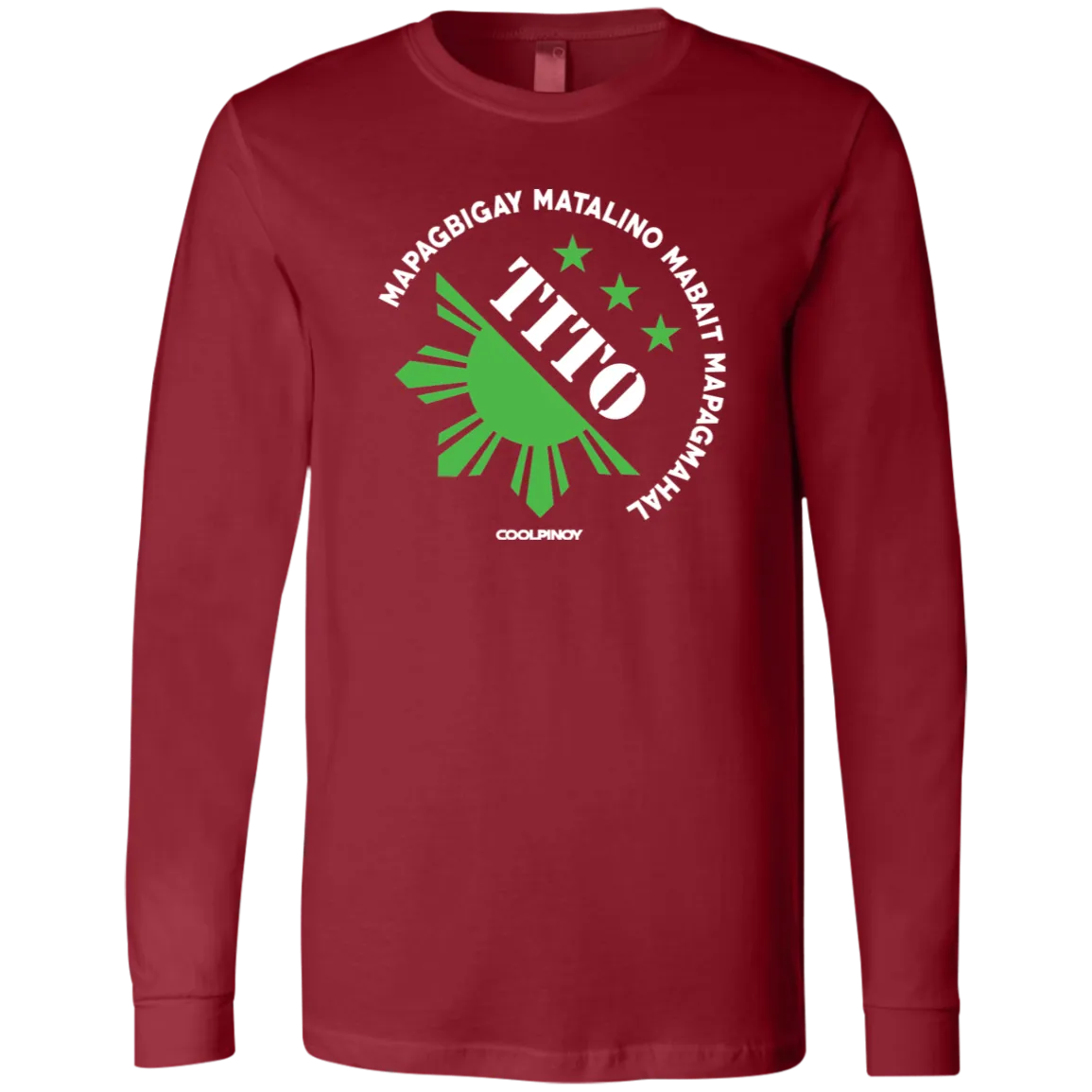 Matalino Mapagmahal Tito Mens Jersey Long Sleeve T-Shirt