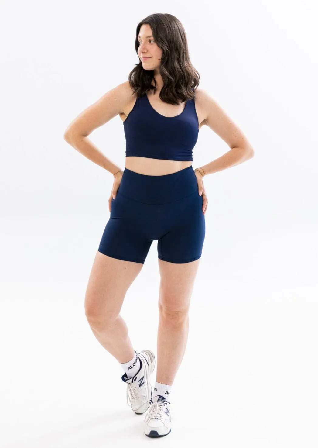 Mayli Biker 6" Dark Navy