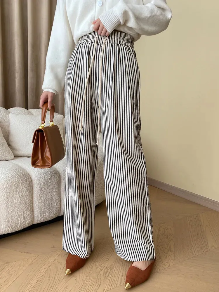 Meira - Elegant Striped Pants for Women