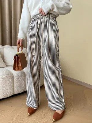 Meira - Elegant Striped Pants for Women
