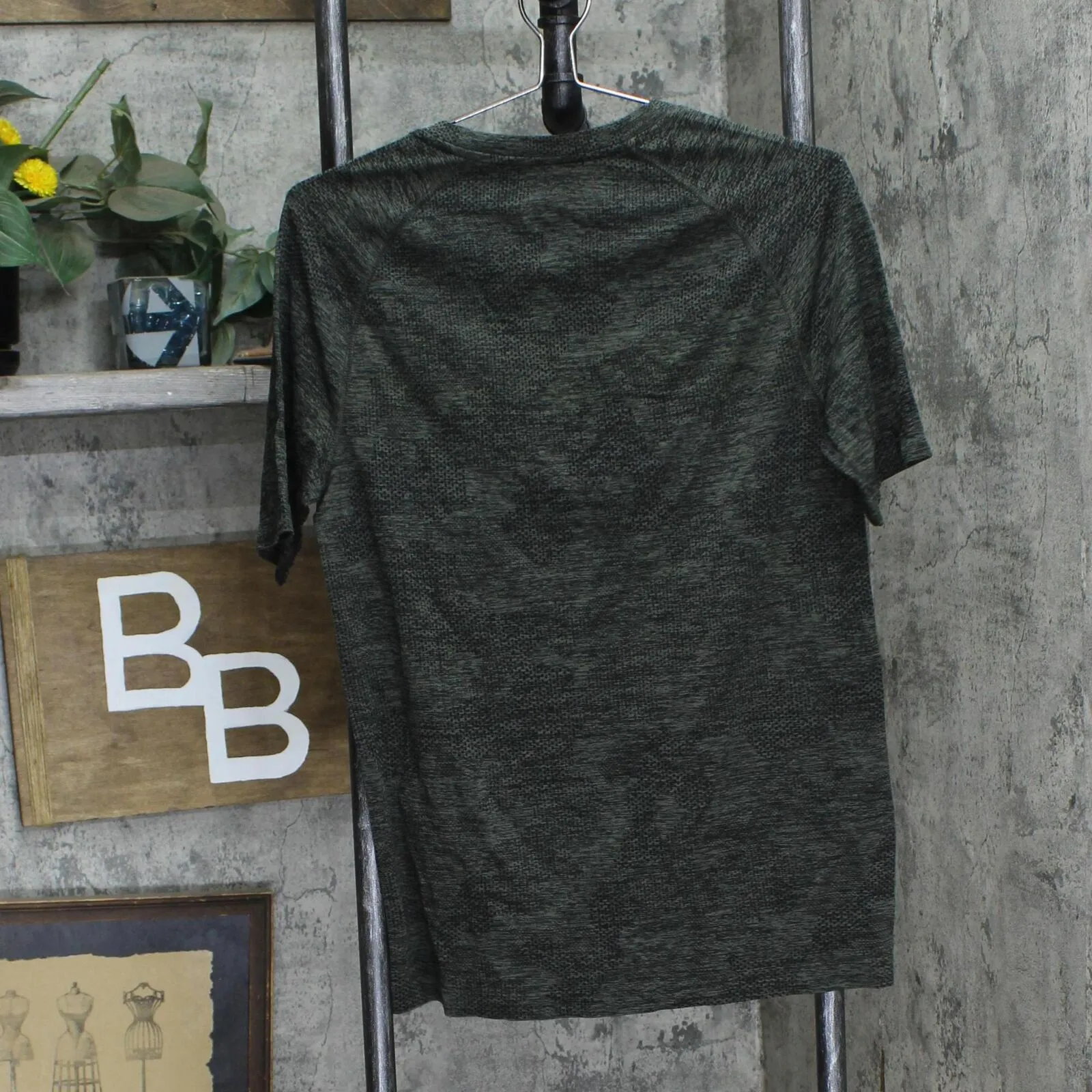 Member's Mark Mens Work It Out Active T-Shirt Tee ALPSM11120 Olive Green S
