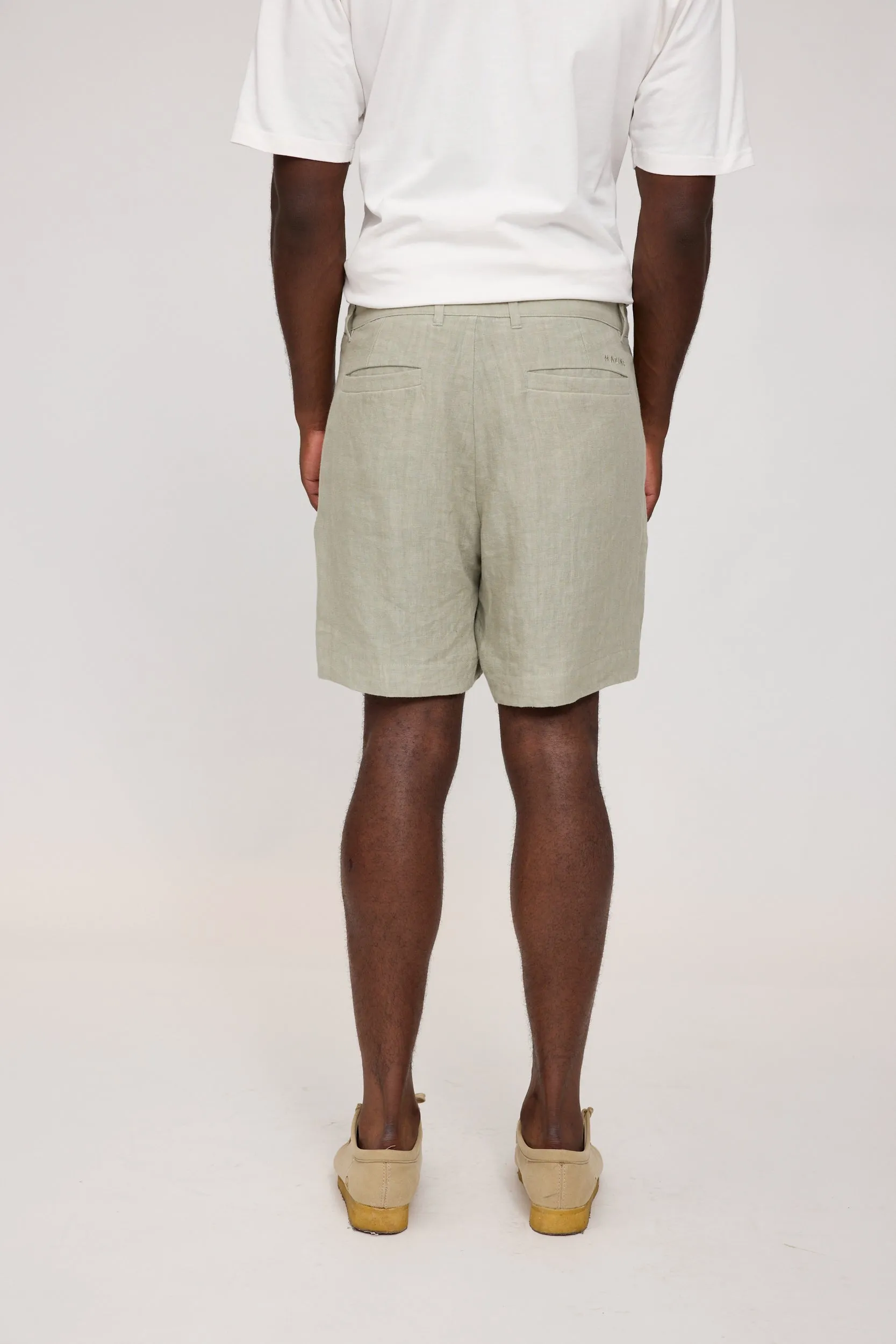 Men's Linen Bermuda Shorts