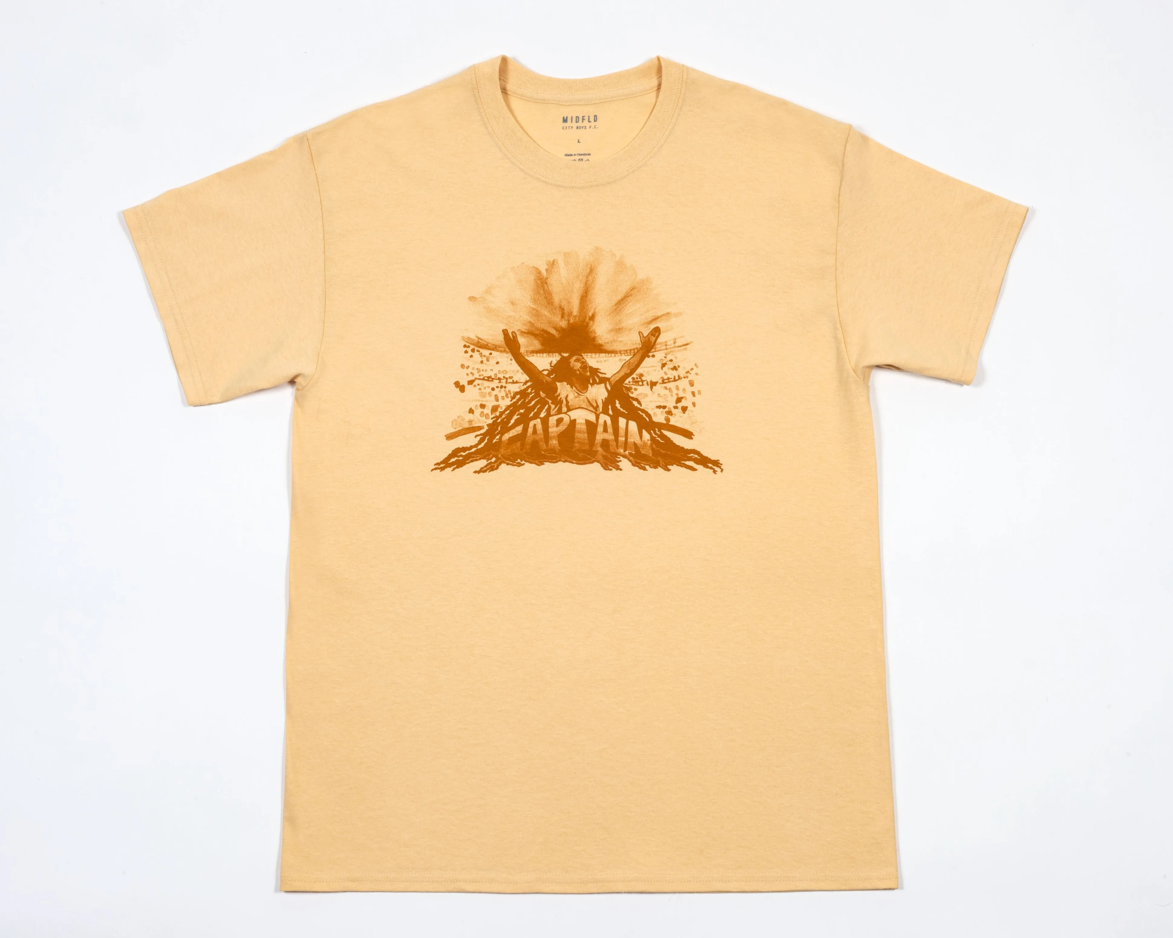 MIDFLD x CITY BOYS FC "Captain" Tee - Yellow