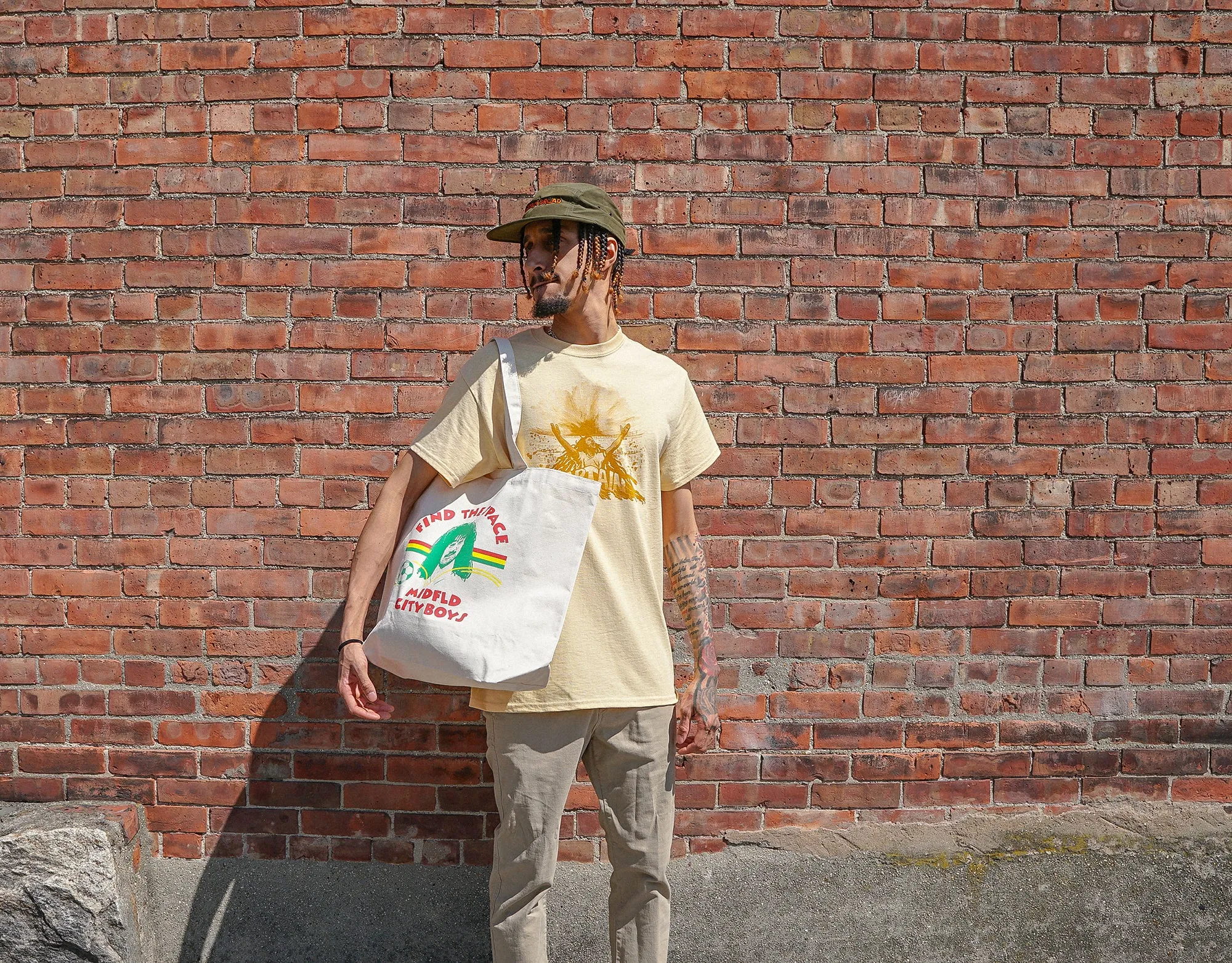 MIDFLD x CITY BOYS FC "Captain" Tee - Yellow