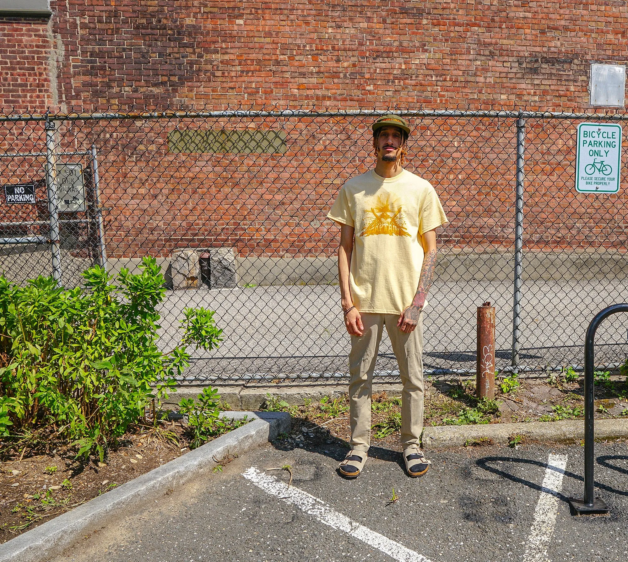 MIDFLD x CITY BOYS FC "Captain" Tee - Yellow