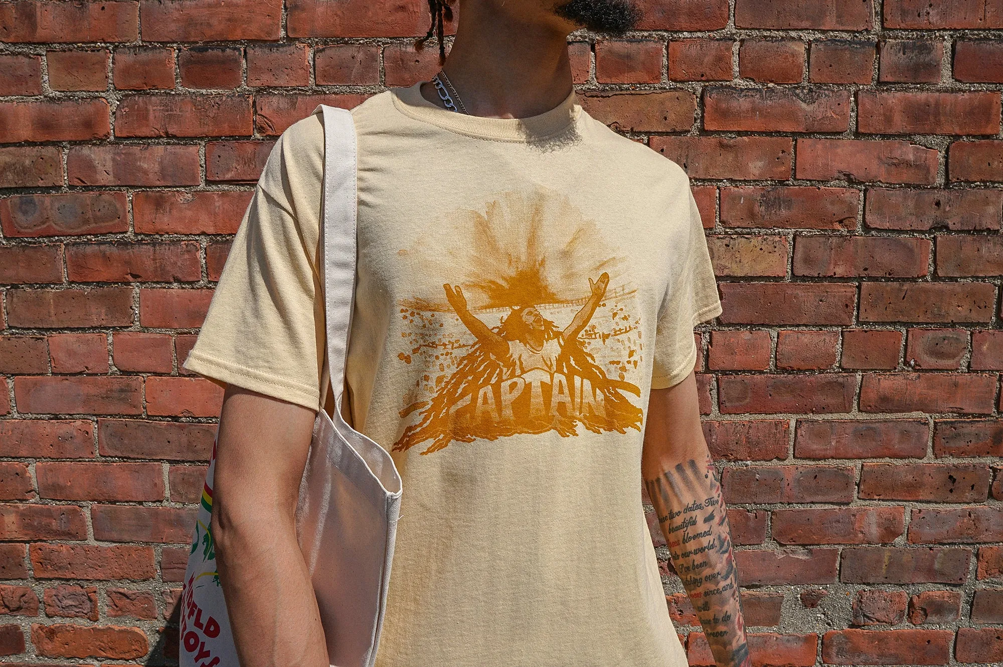 MIDFLD x CITY BOYS FC "Captain" Tee - Yellow