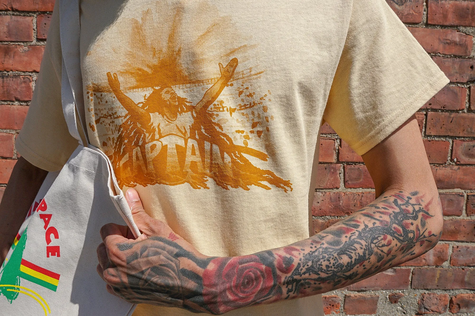 MIDFLD x CITY BOYS FC "Captain" Tee - Yellow