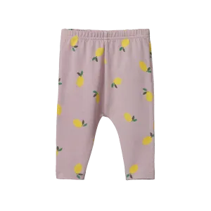 Nature Baby Leggings - Lilac Lemon