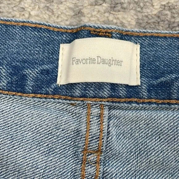 New Favorite Daughter Juni High Rise Shorts Floral Daisy Sunflower Sz 31