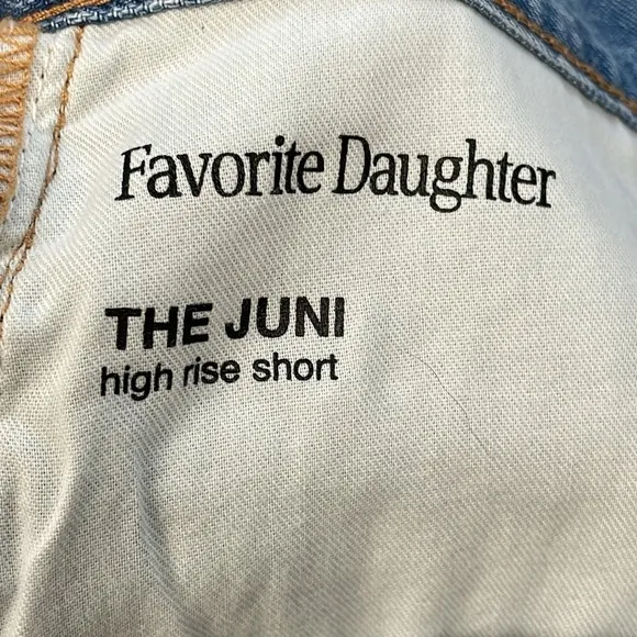 New Favorite Daughter Juni High Rise Shorts Floral Daisy Sunflower Sz 31