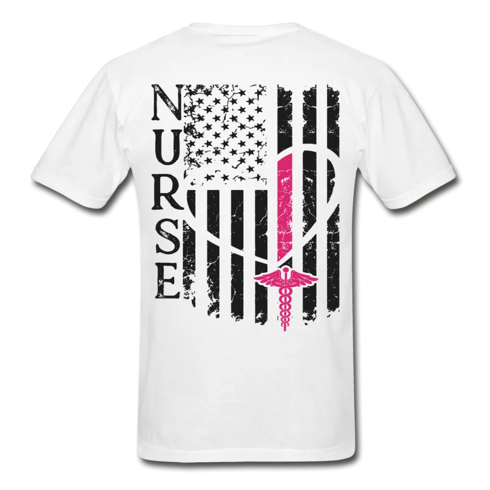 Nurse Flag Gildan Ultra Cotton Adult T-Shirt (CK1213)