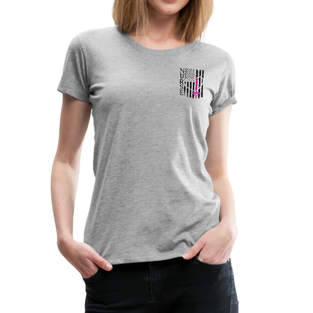Nurse Flag Women’s Premium T-Shirt (CK1213) Updated 