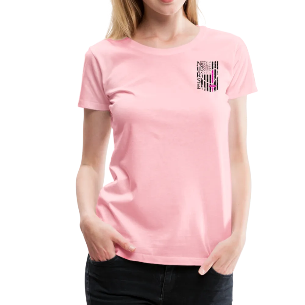 Nurse Flag Women’s Premium T-Shirt (CK1213) Updated 
