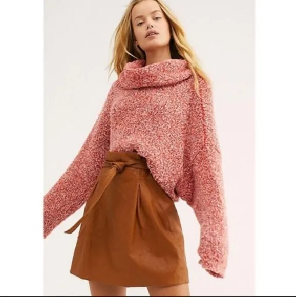 NWT! Free People BFF cowl neck sweater Medium OB1032730