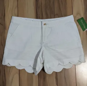 NWT! Lilly Pulitzer Buttercup Shorts Resort White Size 4