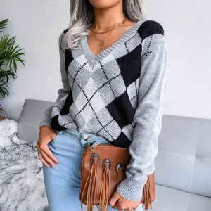 Olivia | Stylish V-Neck Sweater