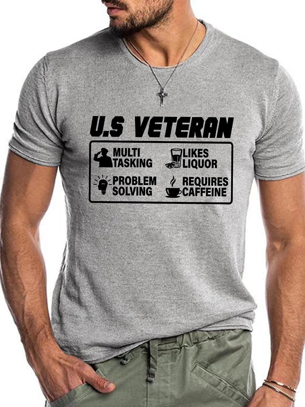 Our Experienced Multitaskers Like To Drink And Solve Problem Men's T-shirt