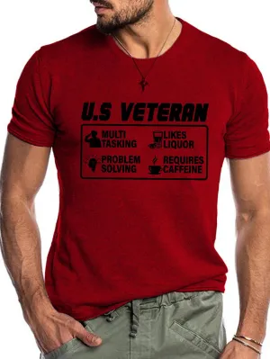 Our Experienced Multitaskers Like To Drink And Solve Problem Men's T-shirt
