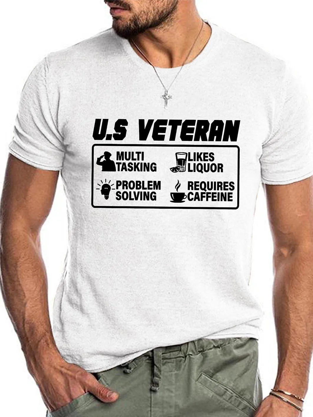 Our Experienced Multitaskers Like To Drink And Solve Problem Men's T-shirt