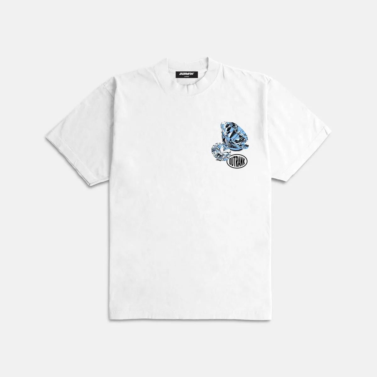 Outrnk Created Under Pressure Ultra Heavyweight T-shirt (White)