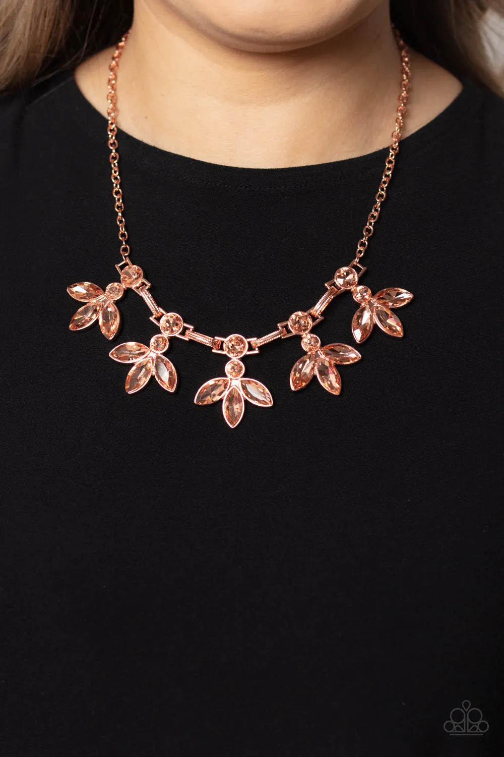 Paparazzi Dauntlessly Debonair Necklace Copper