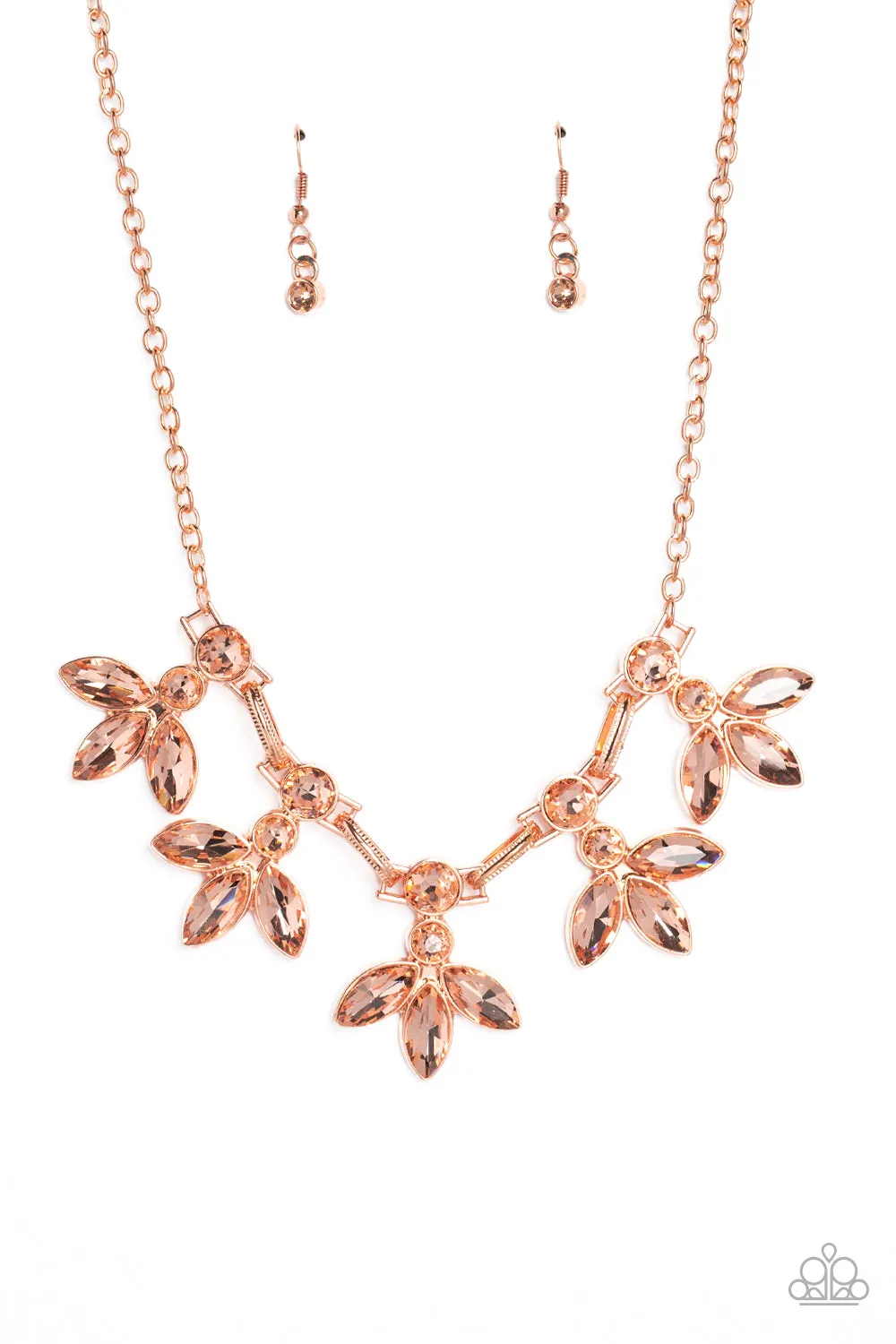 Paparazzi Dauntlessly Debonair Necklace Copper