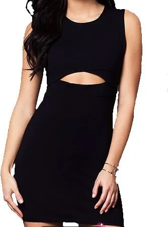 PEEKABOO DRESS S-L