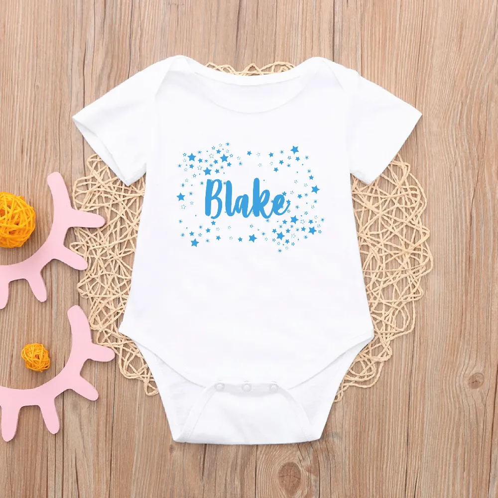 Personalised Stars Design T-shirt For Kids