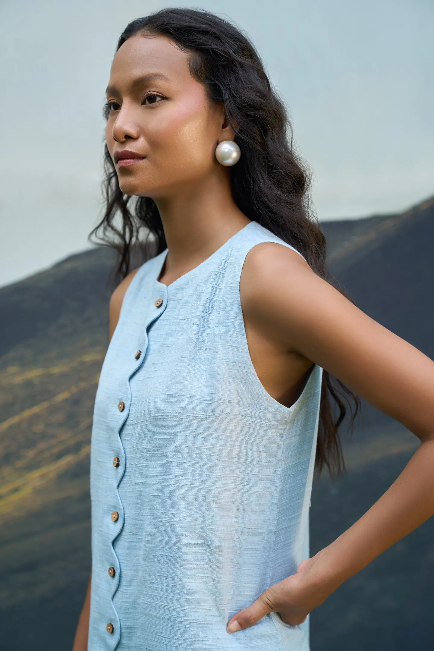 Petal Sleeveless Dress