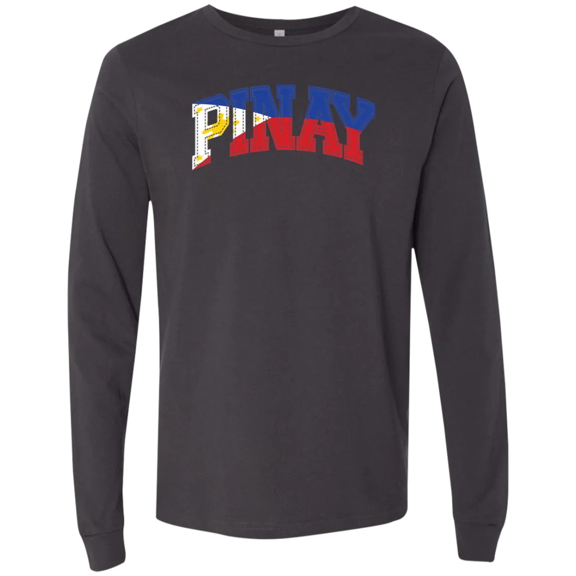 Pinay with Flag Embedded Unisex Jersey Long Sleeve T-Shirt