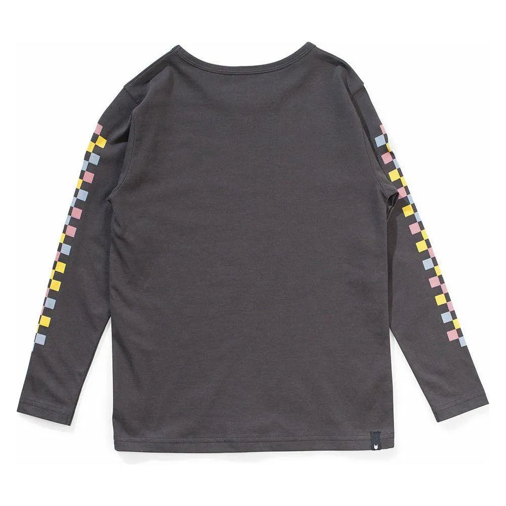 Pixel Ls Tee - Soft Blk