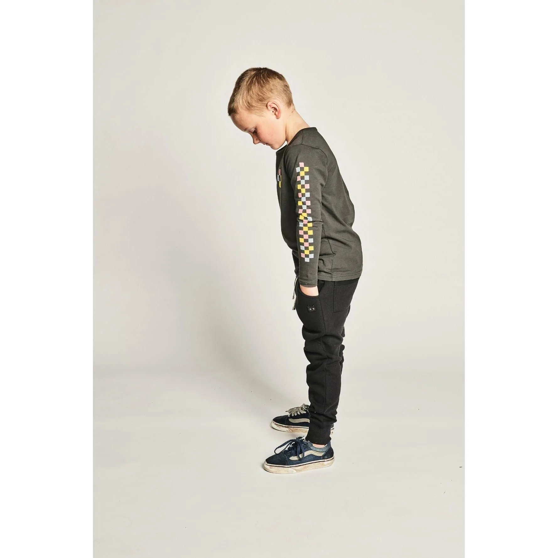 Pixel Ls Tee - Soft Blk