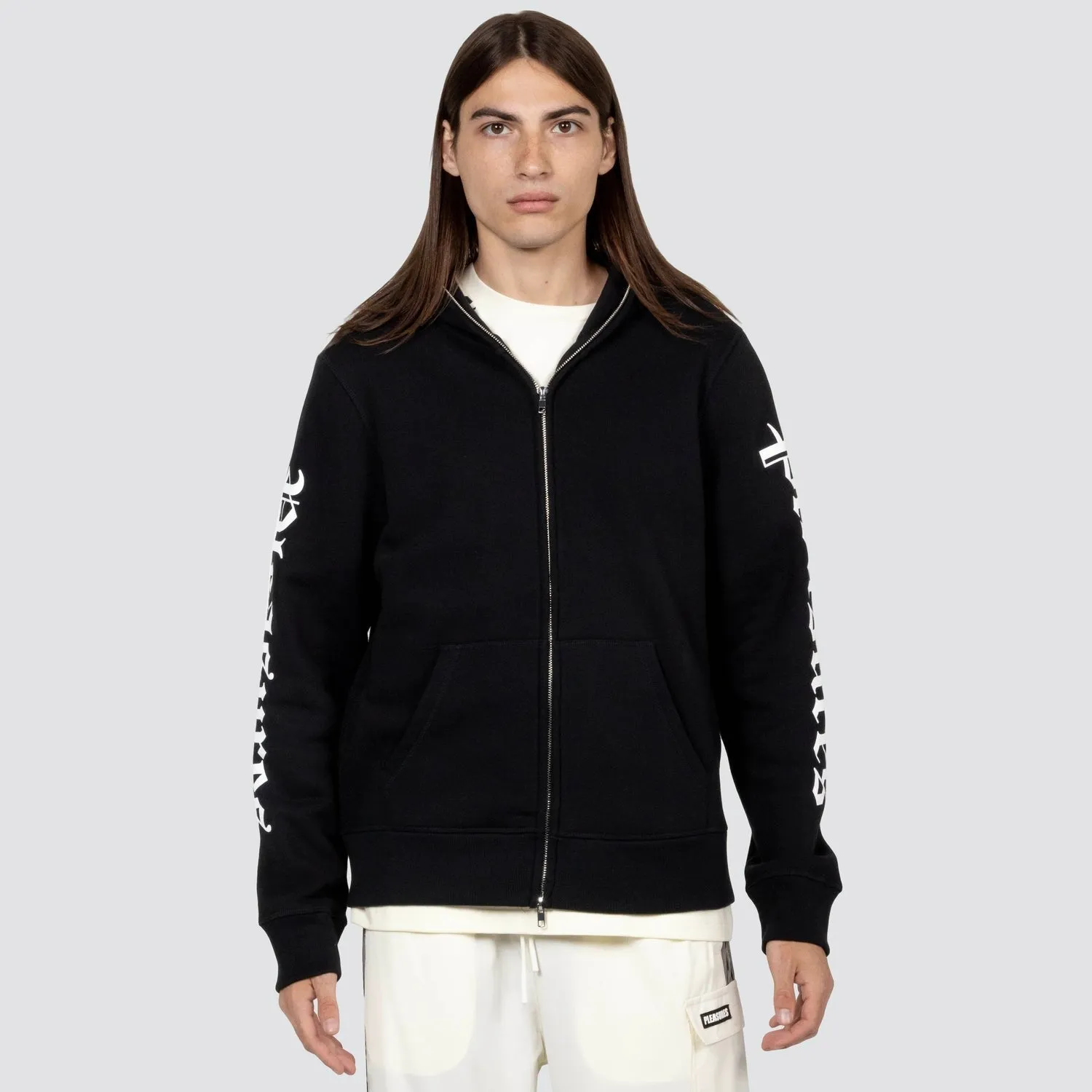 Pleasures Men Meditation Zip Hoodie Black