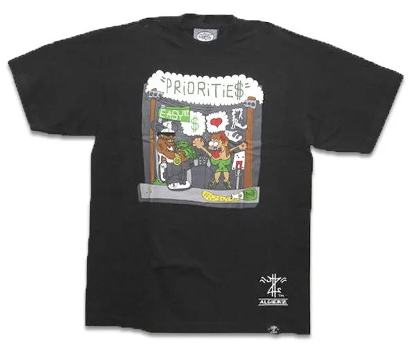 Priorities (black) T-Shirt
