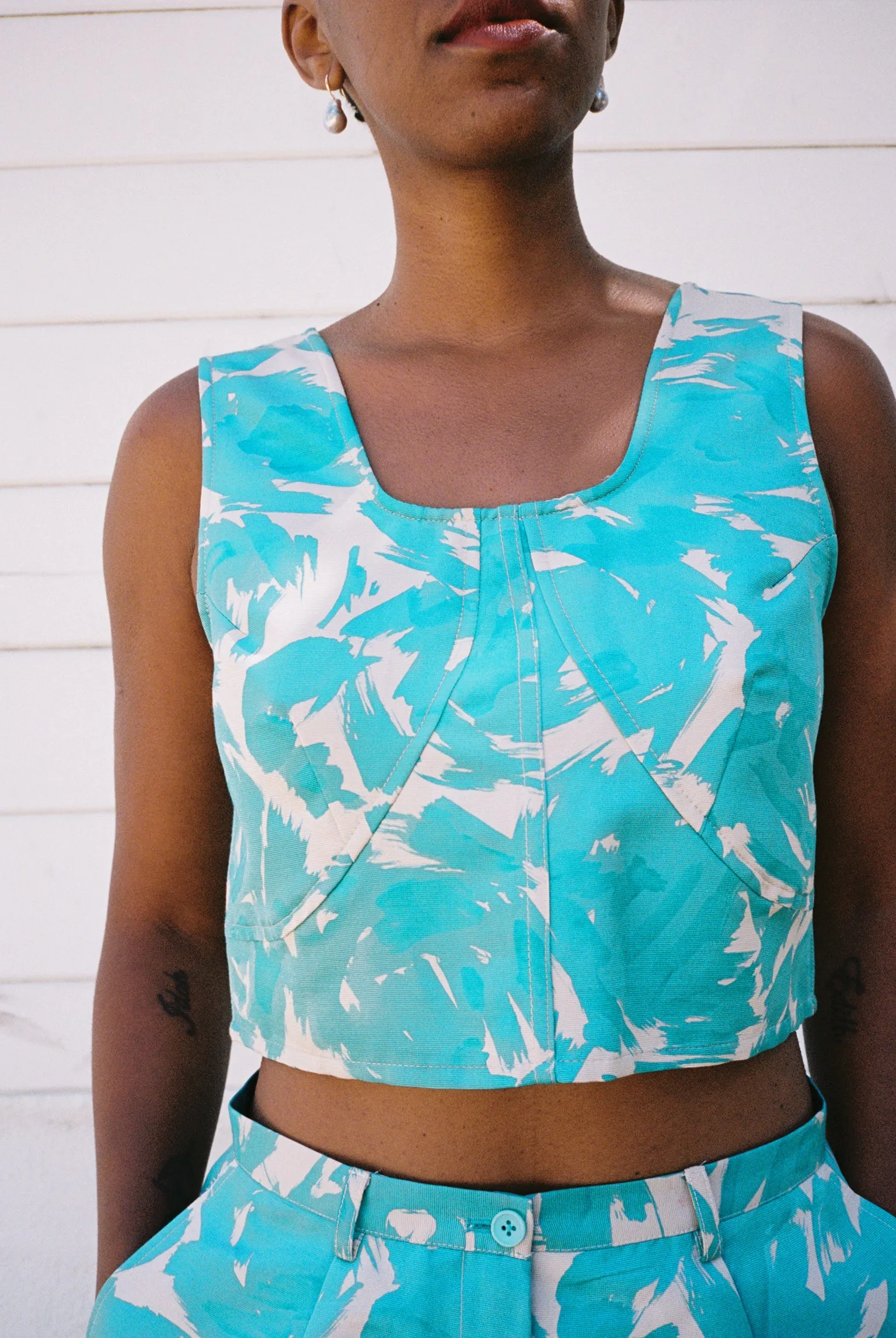 Rebecca Bustier — BLUE FLORAL