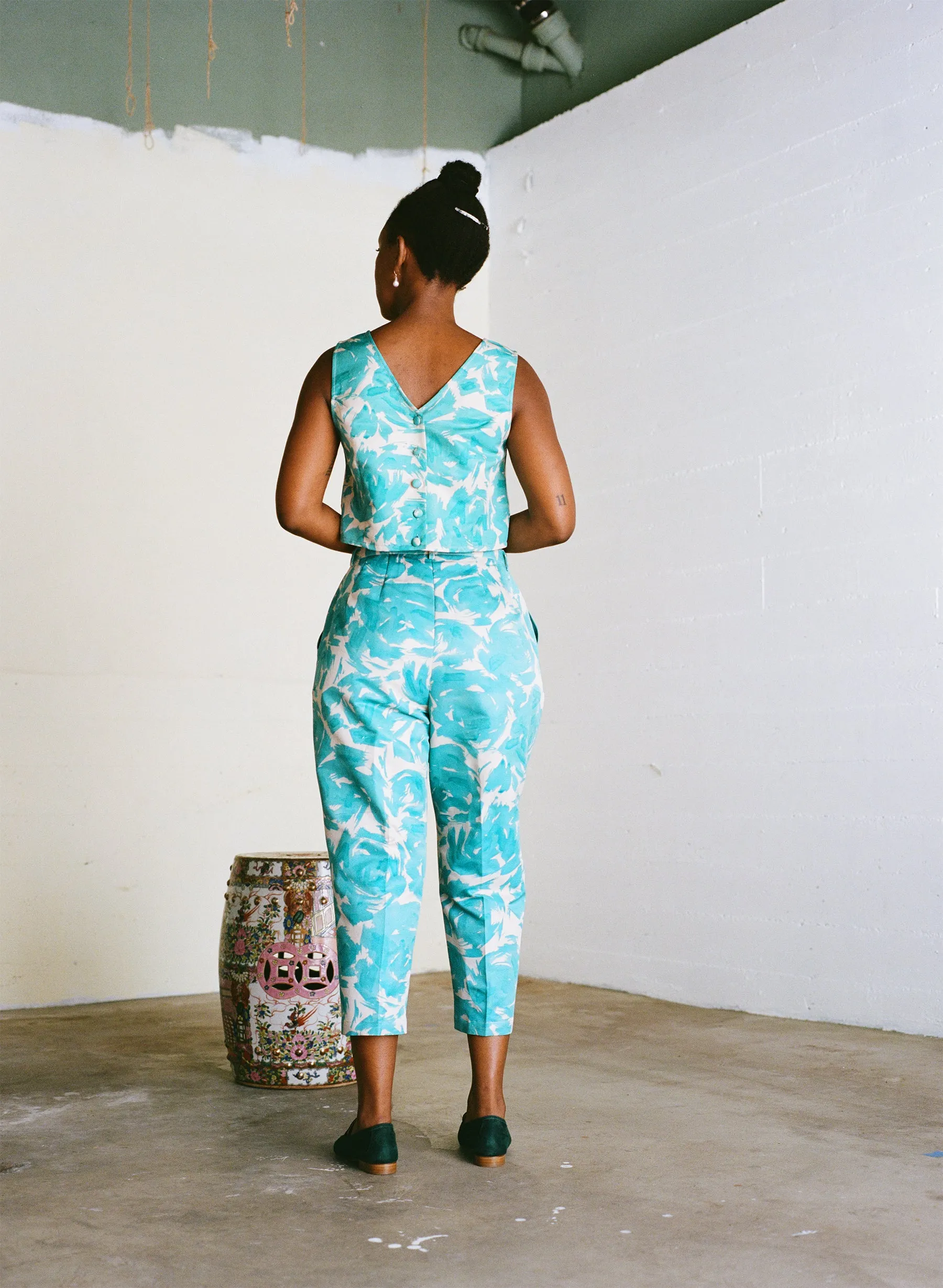 Rebecca Bustier — BLUE FLORAL