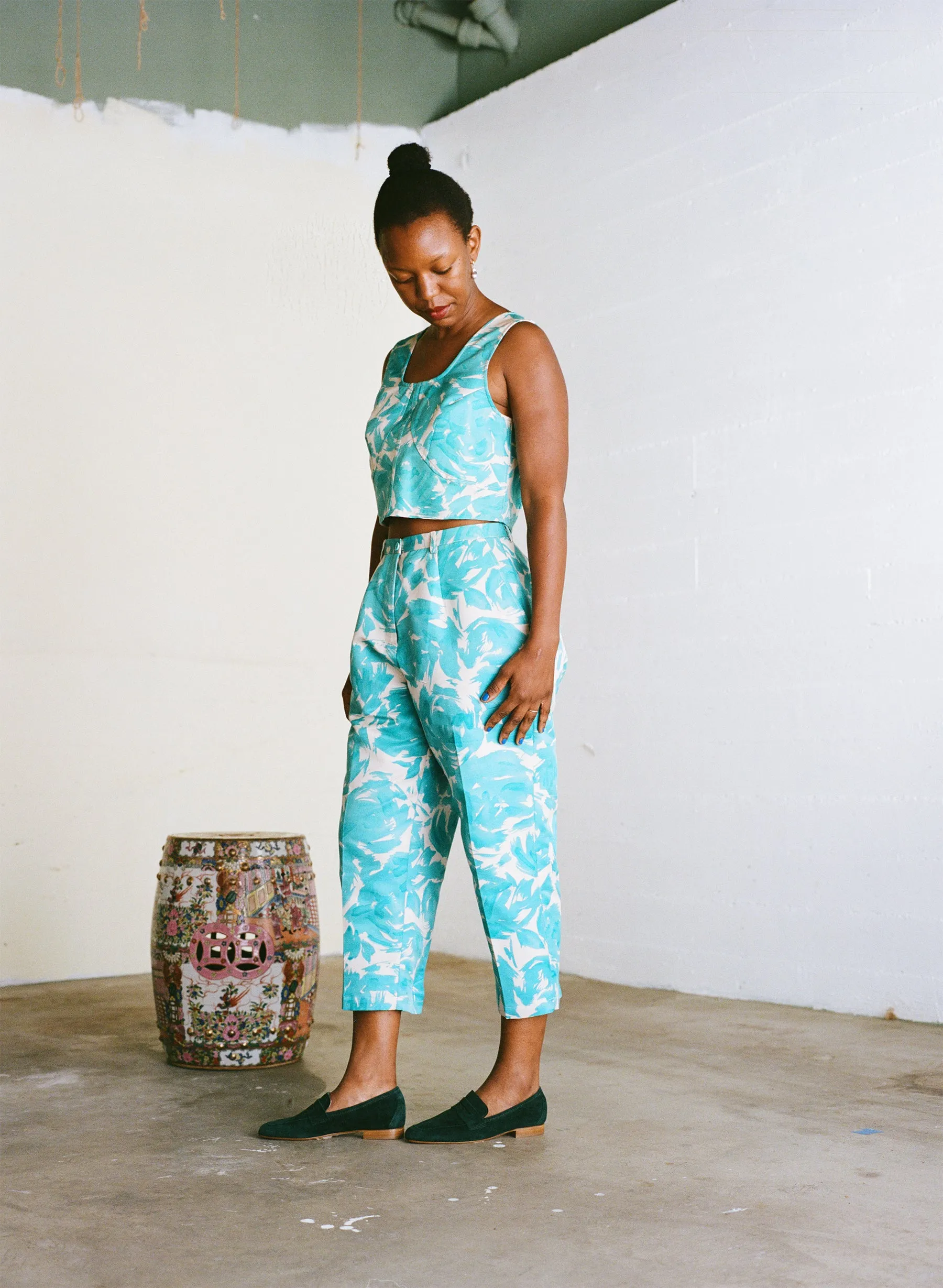 Rebecca Bustier — BLUE FLORAL