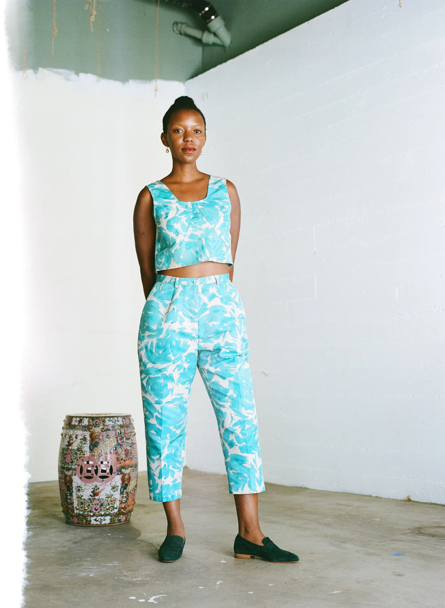 Rebecca Bustier — BLUE FLORAL