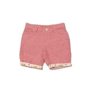 Red Stripe Sunshine Shorts