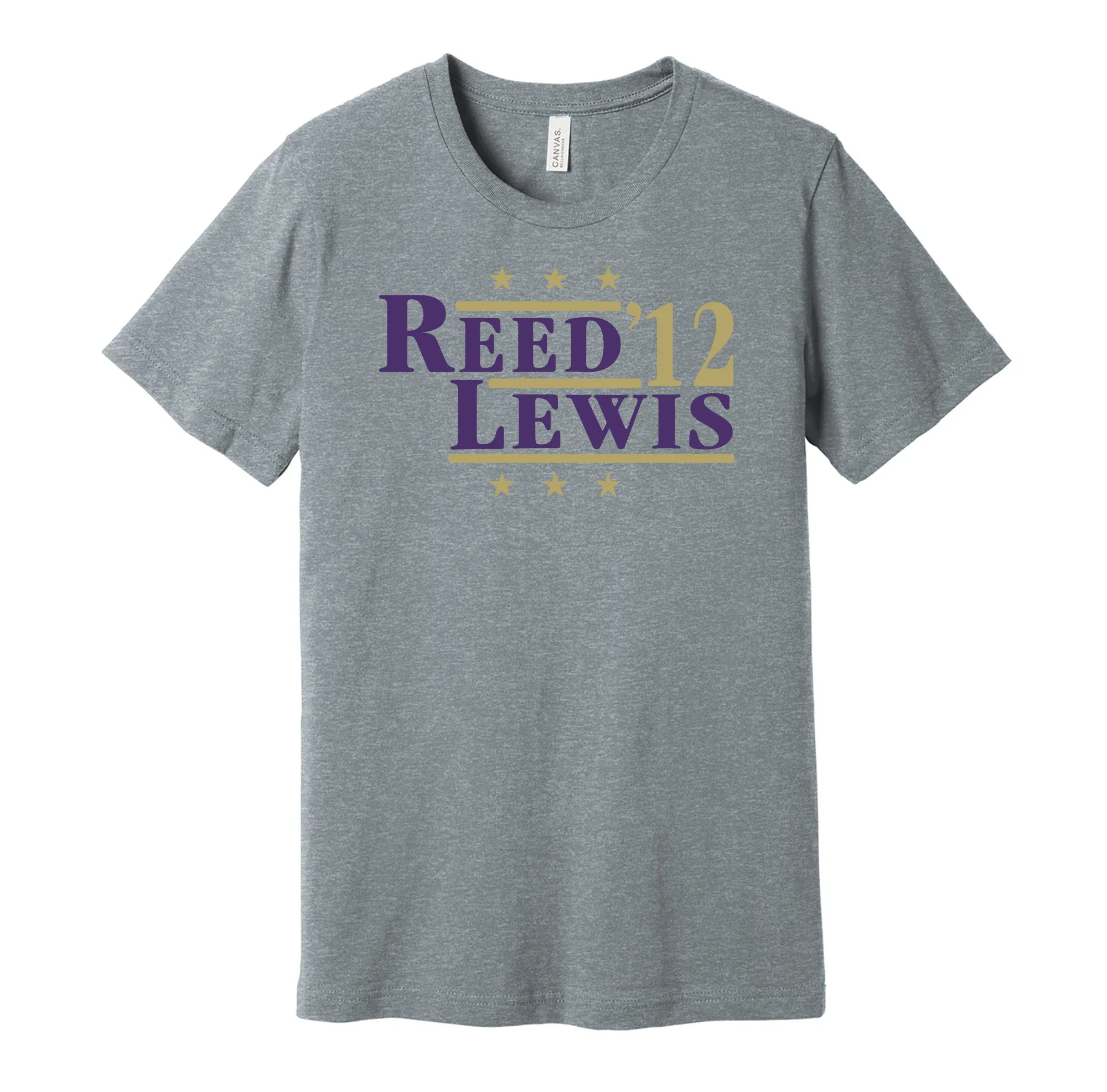 Reed & Lewis '12 - Baltimore Football Legends Political Campaign Parody T-Shirt - Hyper Than Hype Shirts