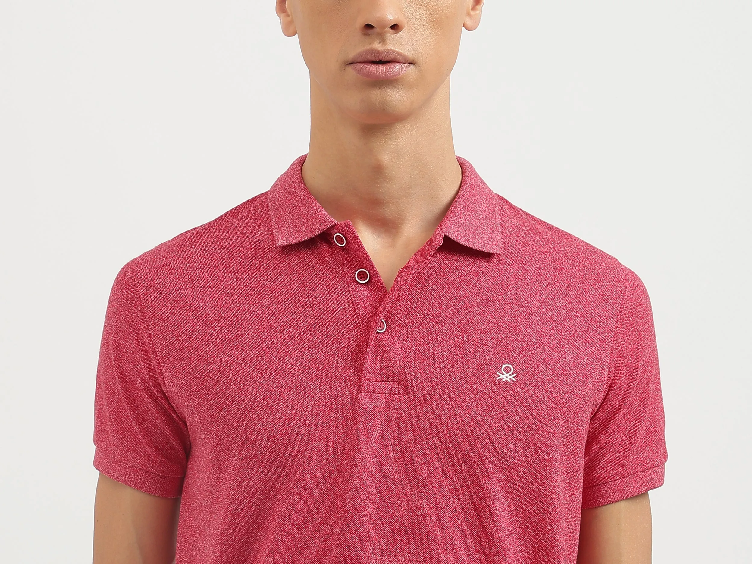 Regular Fit Collared Solid Polo T-Shirt
