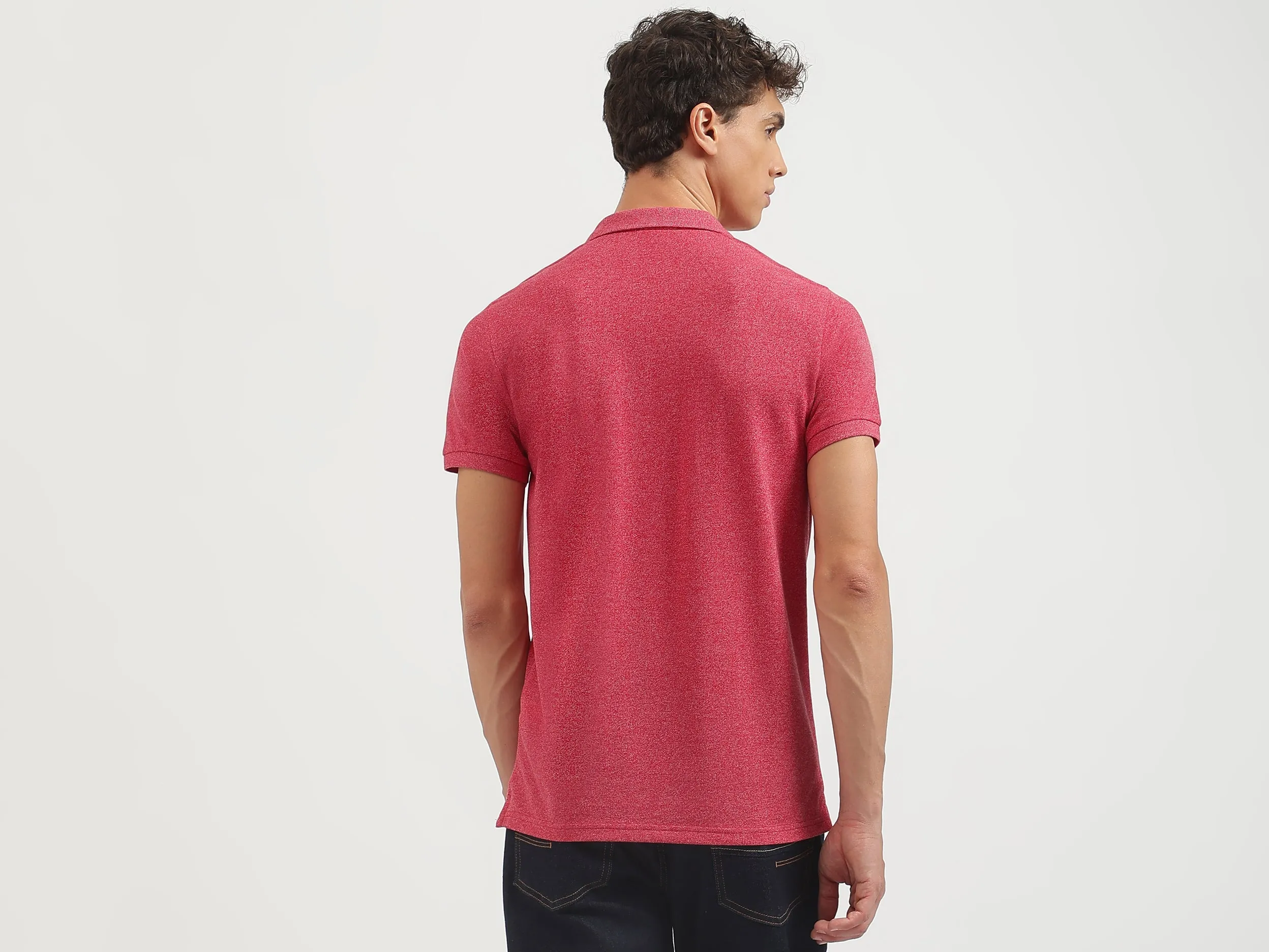 Regular Fit Collared Solid Polo T-Shirt