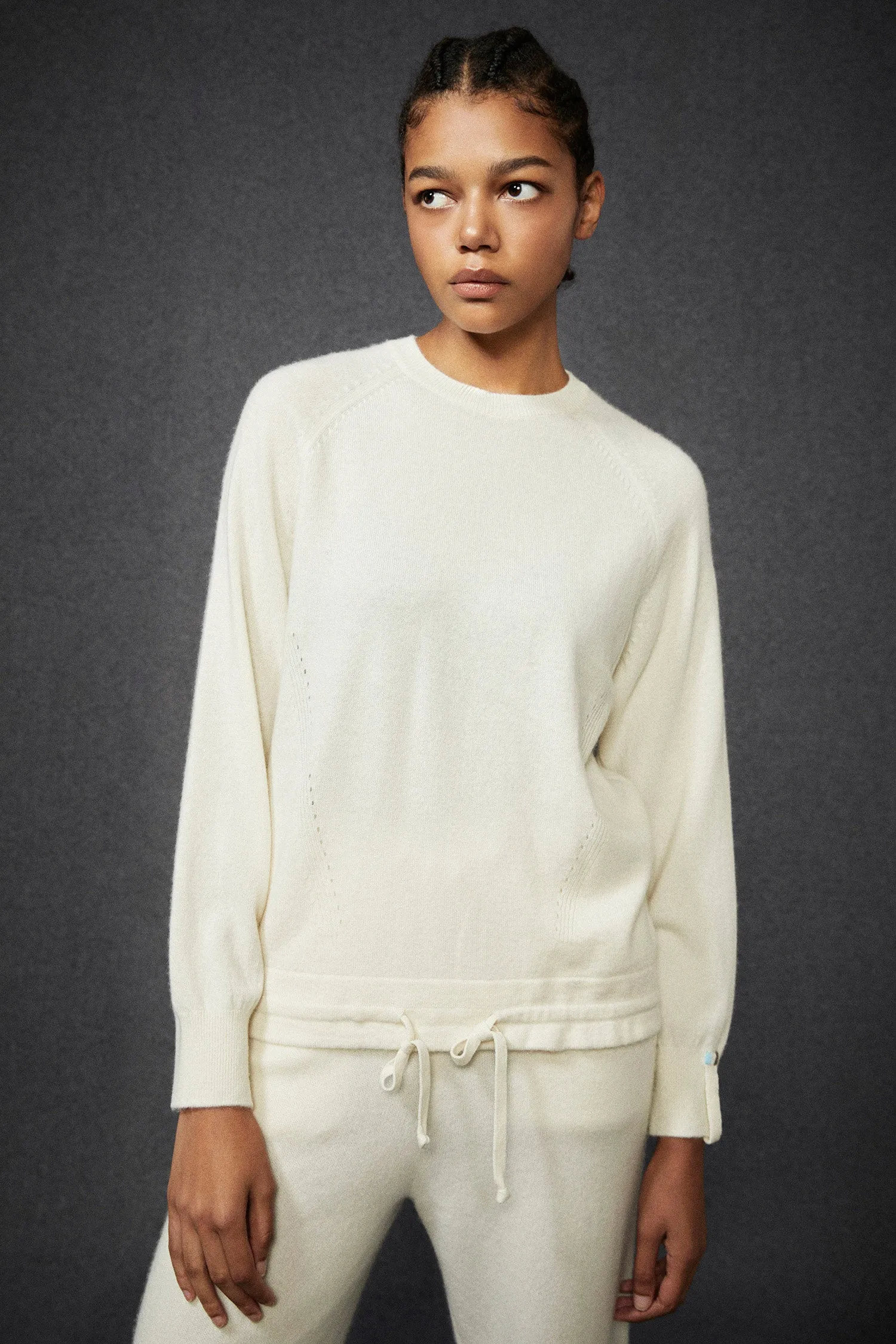 Relaxed Drawstring Sweater