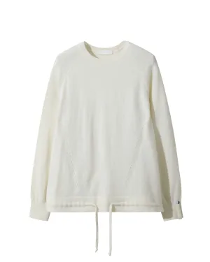Relaxed Drawstring Sweater